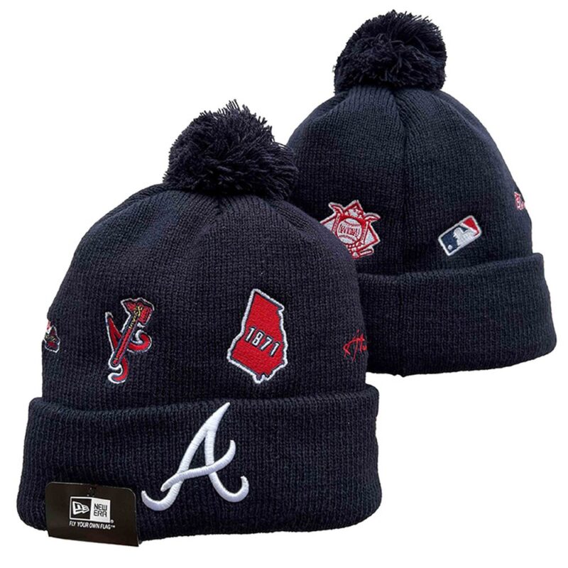 6864271a80c75_1 Atlanta Braves Beanies Knit Hat