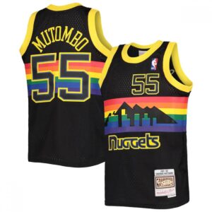 6864275857a91_1 Men's Denver Nuggets #55 Dikembe Mutombo Black 1991-92 Hardwood Classics Reload Throwback Stitched Jersey