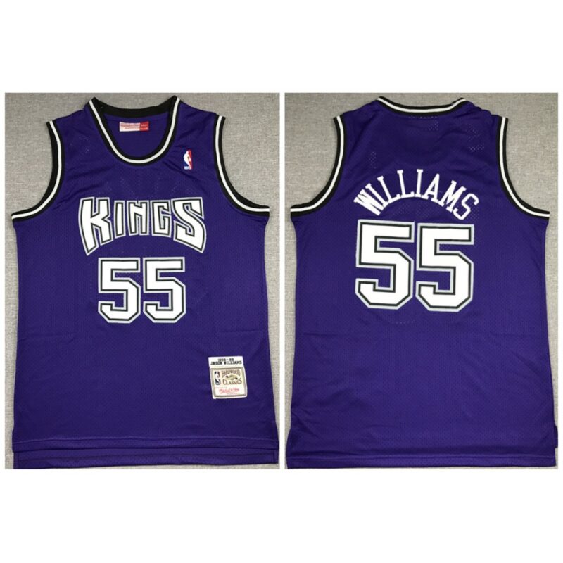 686427dc8dd29_1 New Yok Knicks #55 Jason Williams 1998-99 Purple Throwback Stitched Jersey