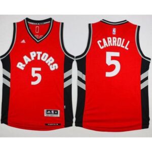 686428ba1aacf_1 Raptors #5 DeMarre Carroll Red Stitched NBA Jersey