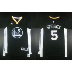686428e401d6a_1 Warriors #5 Marreese Speights Black New Alternate Stitched NBA Jersey