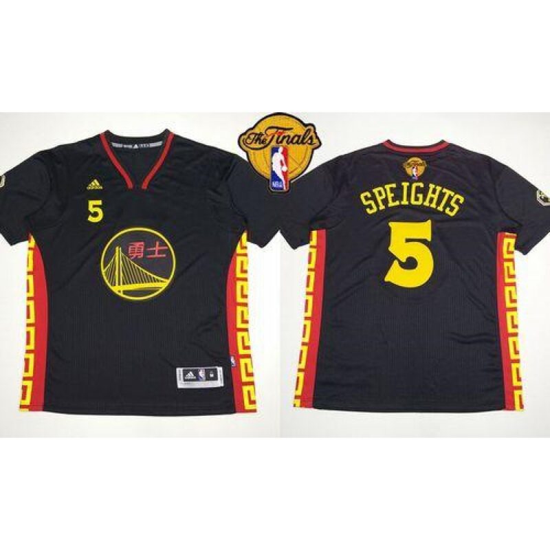 686428edbb572_1 Warriors #5 Marreese Speights Black Slate Chinese New Year The Finals Patch Stitched NBA Jersey