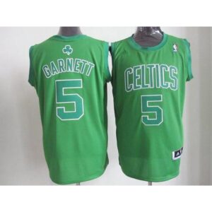 686428f472df3_1 Celtics #5 Kevin Garnett Green Big Color Fashion Stitched NBA Jersey