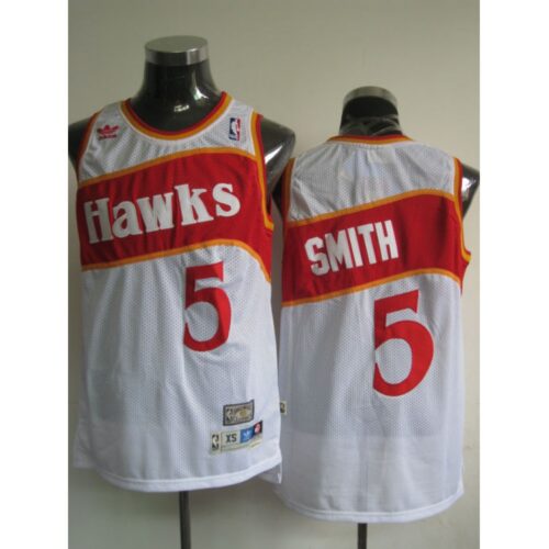 68642966cc6df_1 Hawks #5 Josh Smith White Stitched Throwback NBA Jersey
