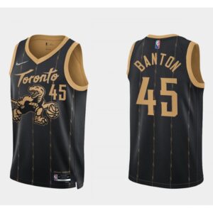 68642a303948d_1 Men's Toronto Raptors #45 Dalano Banton 2021/22 City Edition Black 75th Anniversary Swingman Stitched Basketball Jersey