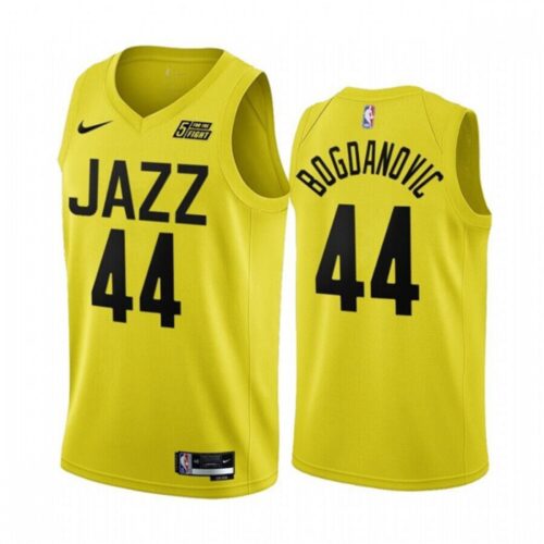 68642a999c1c8_1 Men's Utah Jazz #44 Bojan Bogdanovic 2022/23 Yellow Icon Edition Stitched Basketball Jersey