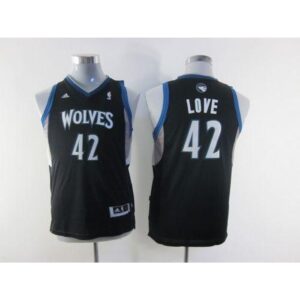 68642aa7915a1_1 Timberwolves #42 Kevin Love Black Stitched Youth NBA Jersey