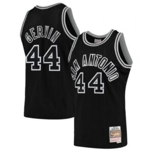 68642ac0bbd99_1 Men's San Antonio Spurs #44 George Gervin Black 1977-78 Hardwood Classics Swingman Stitched Jersey