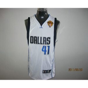 68642ba920386_1 Mavericks 2011 Finals Patch #41 Dirk Nowitzki White Stitched NBA Jersey