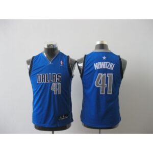 68642bbb134e4_1 Mavericks #41 Dirk Nowitzki Baby Blue Stitched Youth NBA Jersey