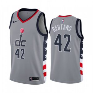 68642bcf1880a_1 Men's Washington Wizards #42 Davis Bertans Grey City Edition Stitched Jersey
