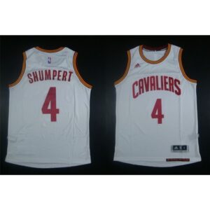 68642bee0190d_1 Revolution 30 Cavaliers #4 Iman Shumpert White Stitched NBA Jersey