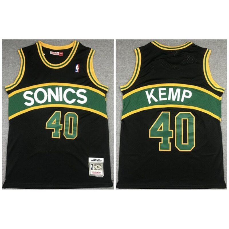 68642c0565c49_1 Men's Oklahoma City Thunder #40 Shawn Kemp Black 1994-95 Throwback SuperSonics Stitched Jersey