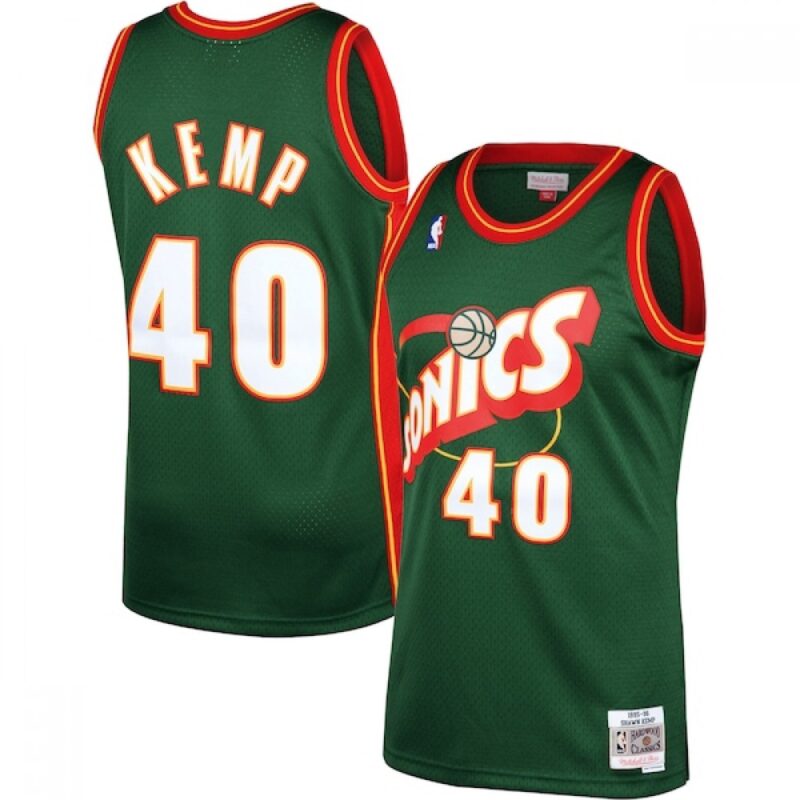 68642c0fe0a48_1 Men's Oklahoma City Thunder #40 Shawn Kemp Green Throwback SuperSonics Stitched Jersey