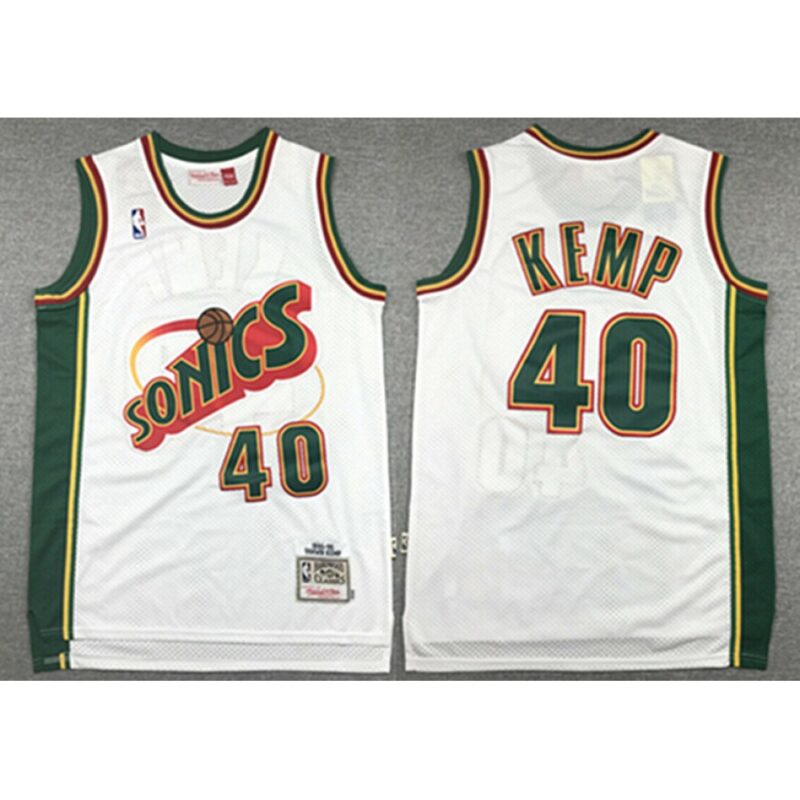 68642c13385cd_1 Men's Oklahoma City Thunder #40 Shawn Kemp White SuperSonics Stitched NBA Jersey