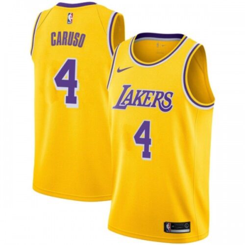 68642c2b1e906_1 Men's Los Angeles Lakers #4 Alex Caruso Yellow Stitched NBA Jersey