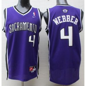 68642d2026a8b_1 Kings #4 Chris Webber Purple Throwback Stitched NBA Jersey