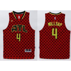 68642d58e205e_1 Hawks #4 Paul Millsap Red Swingman Stitched NBA Jersey