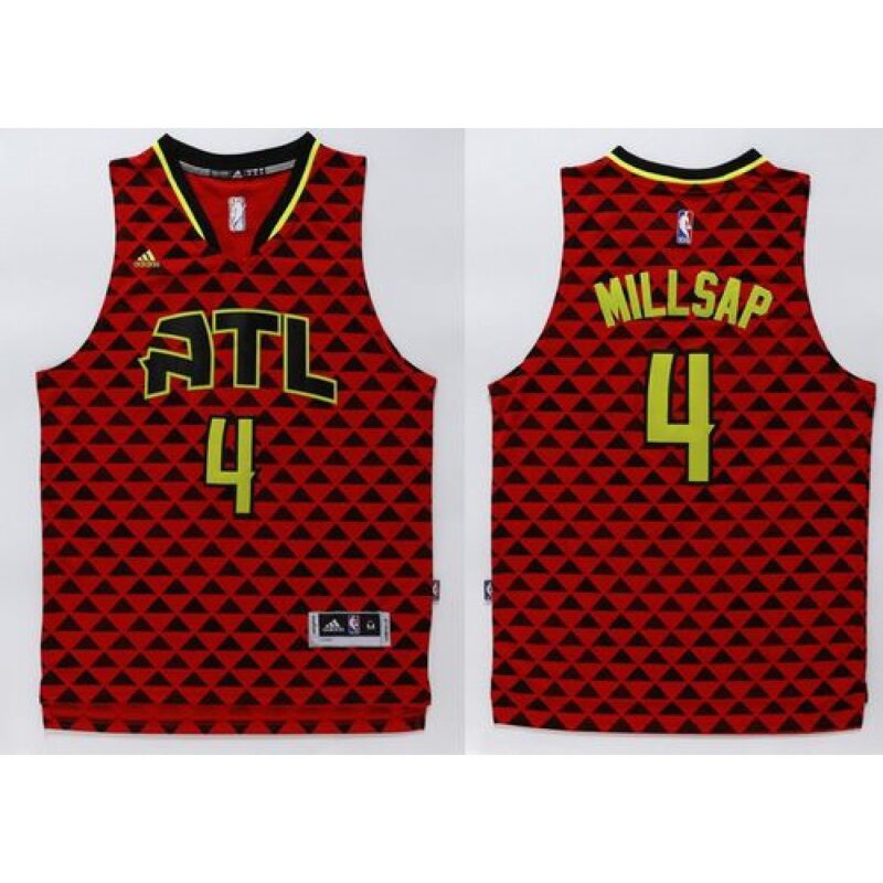68642d58e205e_1 Hawks #4 Paul Millsap Red Swingman Stitched NBA Jersey