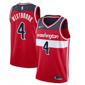 68642d6d04f69_1 Men's Washington Wizards #4 Russell Westbrook Red Swingman Stitched Jersey
