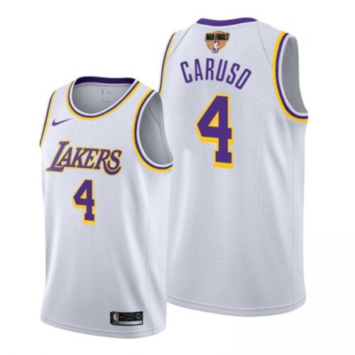 68642dbd99499_1 Men's Los Angeles Lakers #4 Alex Caruso 2020 White Finals Bound Association Edition Stitched Jersey