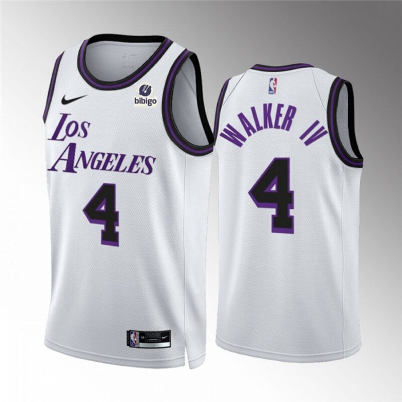68642dc104df0_1 Men's Los Angeles Lakers #4 Walker IV White City Edition Stitched Basketball Jersey
