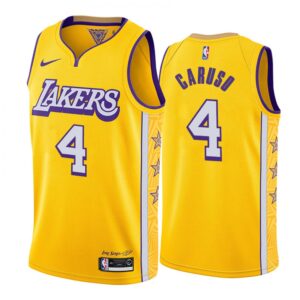 68642dc469062_1 Men's Los Angeles Lakers #4 Alex Caruso Yellow City Edition Stitched NBA Jersey