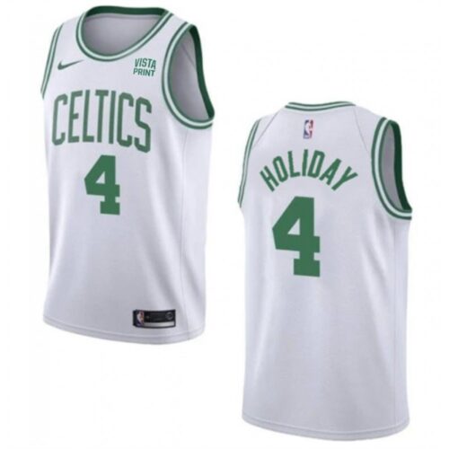 68642df07ae1e_1 Men's Boston Celtics #4 Jrue Holiday White 2023 Association Edition Stitched Basketball Jersey