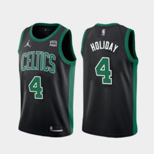 68642dfe07216_1 Men's Boston Celtics #4 Jrue Holiday Black 2023 Statement Edition Stitched Basketball Jersey