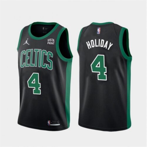68642dfe07216_1 Men's Boston Celtics #4 Jrue Holiday Black 2023 Statement Edition Stitched Basketball Jersey