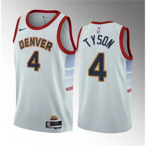 68642e403dcd3_1 Men's Denver Nuggets #4 Hunter Tyson White 2023 Draft Icon Edition Stitched Basketball Jersey