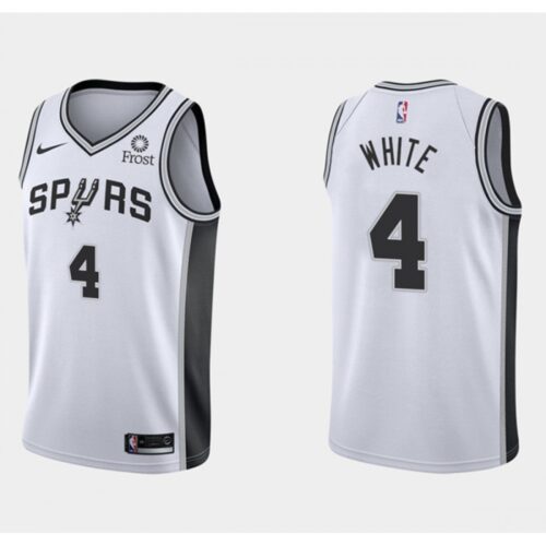 68642e6812cbe_1 Men's San Antonio Spurs #4 Derrick White Association Edition White Stitched Jersey