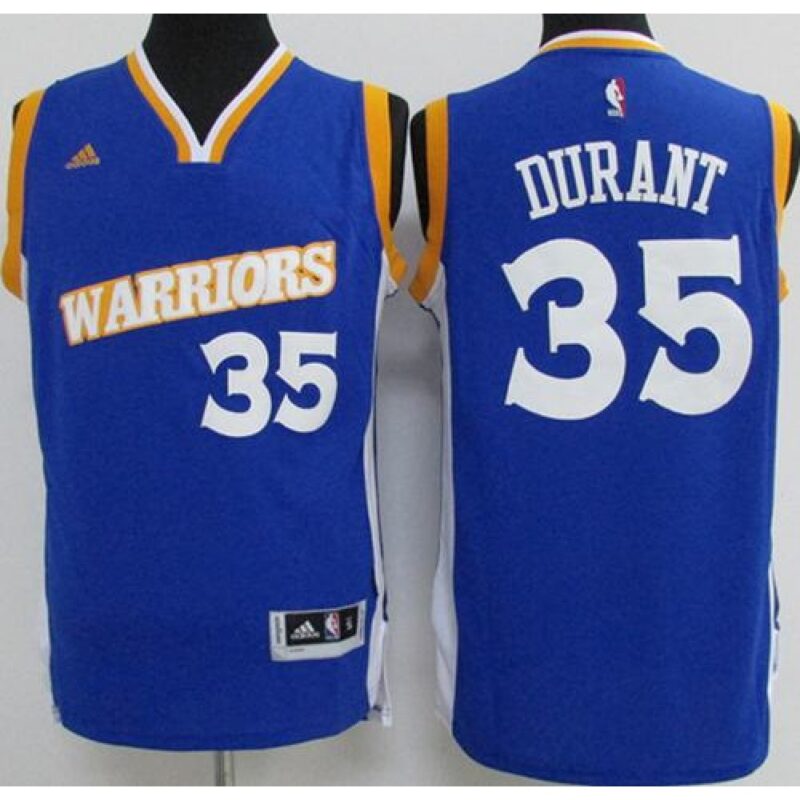 68642ef070626_1 Warriors #35 Kevin Durant Blue New Stitched Youth NBA Jersey