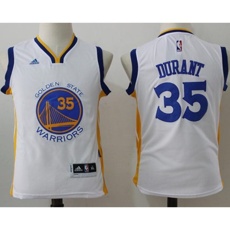 68642ef5b1653_1 Warriors #35 Kevin Durant White Stitched Youth NBA Jersey