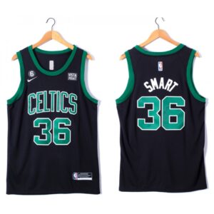 68642f0cbebc1_1 Men's Boston Celtics #36 Marcus Smart Black No.6 Patch Stitched Basketball Jersey