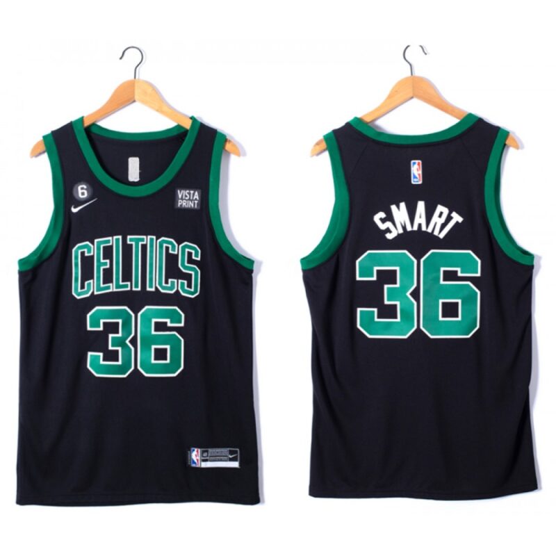 68642f0cbebc1_1 Men's Boston Celtics #36 Marcus Smart Black No.6 Patch Stitched Basketball Jersey