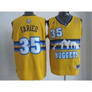 68642f34b96a7_1 Nuggets #35 Kenneth Faried Yellow Alternate Stitched NBA Jersey