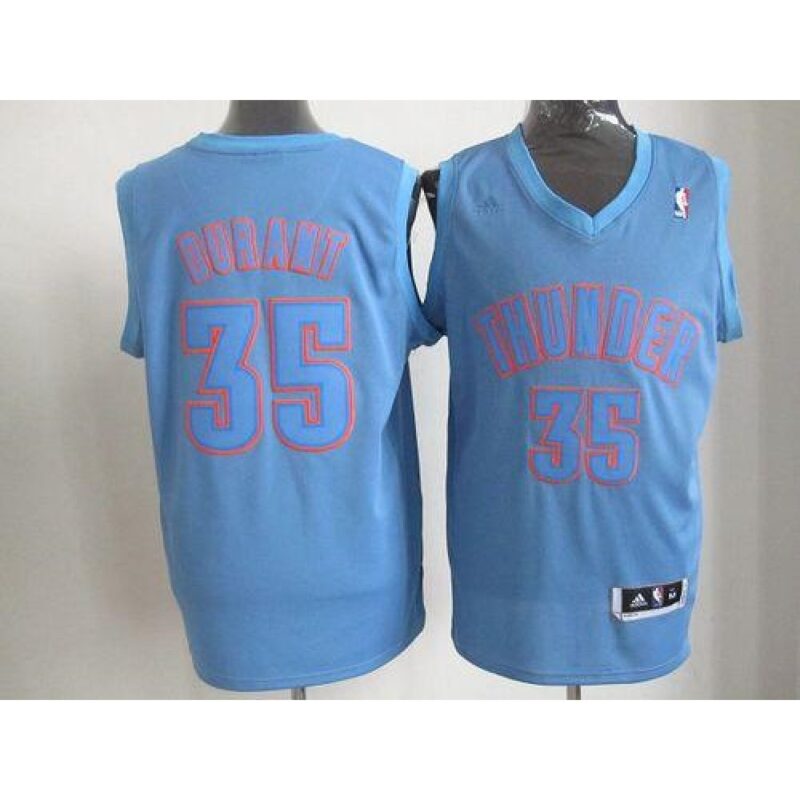 68642f807bc20_1 Thunder #35 Kevin Durant Blue Big Color Fashion Stitched NBA Jersey