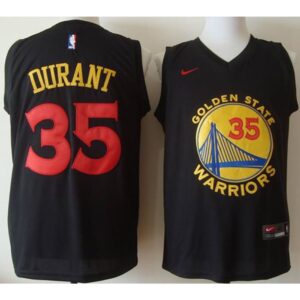 68642fc67bde3_1 Warriors #35 Kevin Durant Black New Fashion Stitched NBA Jersey