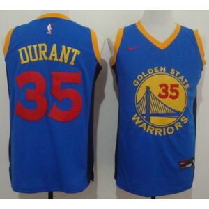 68642fcd2072d_1 Warriors #35 Kevin Durant Blue Red No. Fashion Stitched NBA Jersey