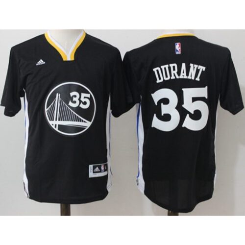 68642fe50d0ce_1 Warriors #35 Kevin Durant Black Slate Stitched NBA Jersey