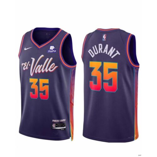 68642fef50f8a_1 Men's Phoenix Suns #35 Kevin Durant Purple 2023/24 City Edition Stitched Basketball Jersey