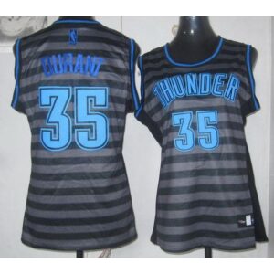 686430501eb03_1 Thunder #35 Kevin Durant Black/Grey Women's Groove Stitched NBA Jersey