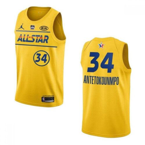 686430b288e26_1 Men's 2021 All-Star Bucks #34 Giannis Antetokounmpo Yellow Stitched NBA Jersey