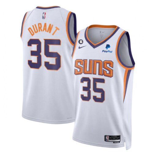 686430bf15543_1 Men's Phoenix Suns #35 Kevin Durant White Association Edition With No.6 Patch Stitched Basketball Jersey