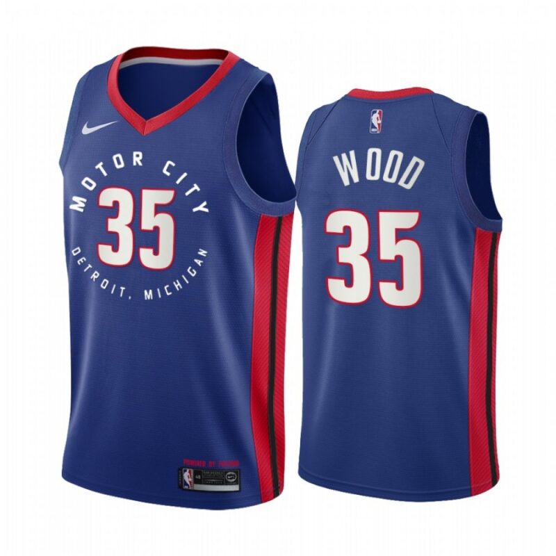 686430d37b5c6_1 Men's Detroit Pistons #35 Christian Wood 2020 Blue City Edition Stitched Jersey