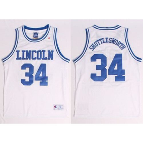 686430e129313_1 Lincoln He Got Game #34 Jesus Shuttlesworth White Stitched Basketball Jersey