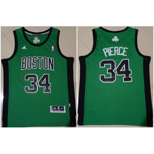 6864314b3c7a0_1 Men's Boston Celtics #34 Paul Pierce Green Stitched Jersey