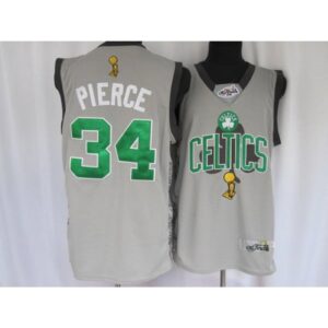 6864314e9cde4_1 Celtics #34 Paul Pierce Stitched Grey 2010 Finals Commemorative NBA Jersey