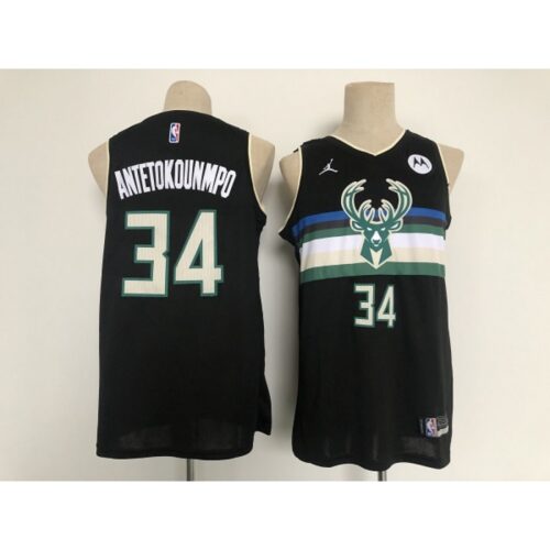 68643171df02f_1 Men's Milwaukee Bucks #34 Giannis Antetokounmpo Black Stitched Jersey